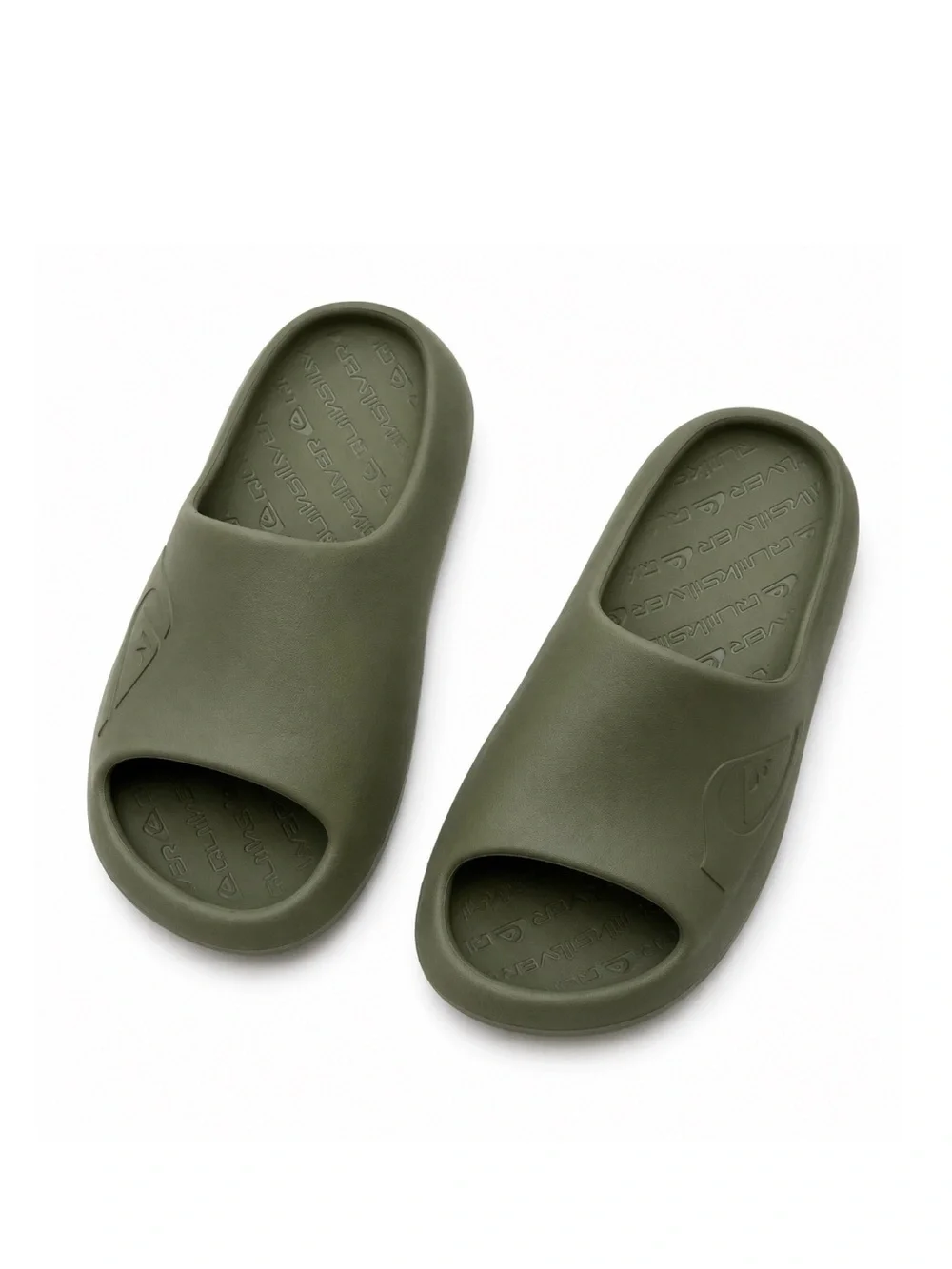 Quicksilver Kids Olive Green Slide Sandals